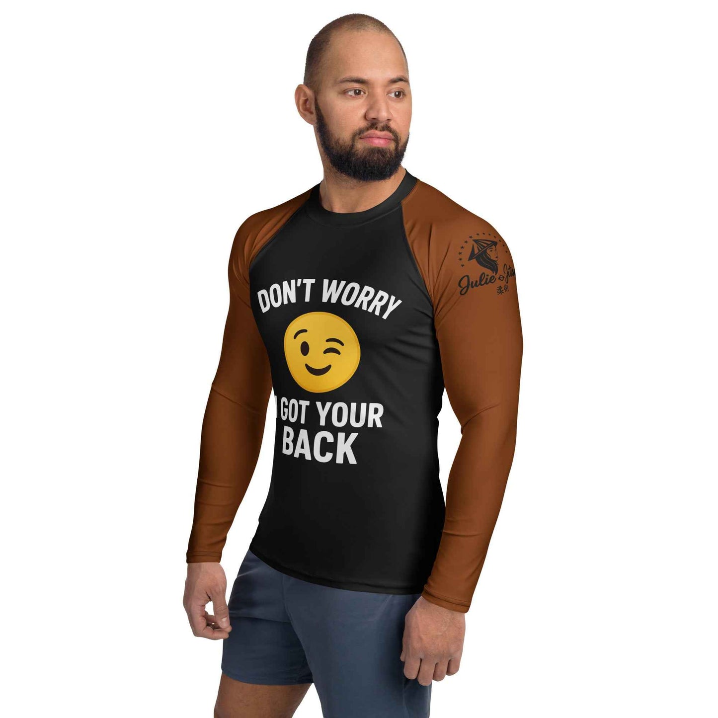 I Got Your Back - Ranked Brown Belt - Men's BJJ Rash Guard