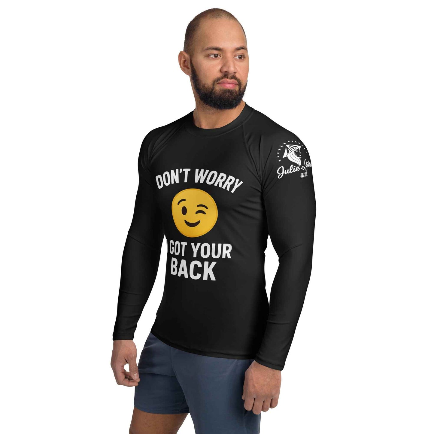 I Got Your Back - Ranked Black Belt - Men's BJJ Rash Guard