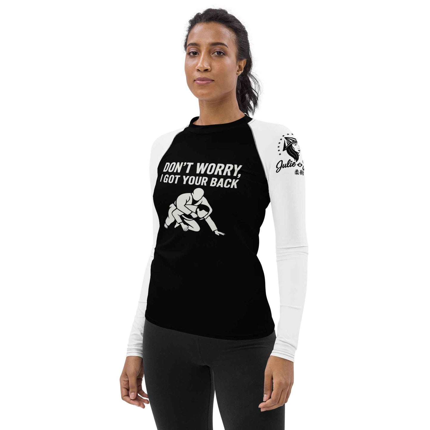 I Got Your Back V2 - Ranked White Belt - Women's BJJ Rash Guard