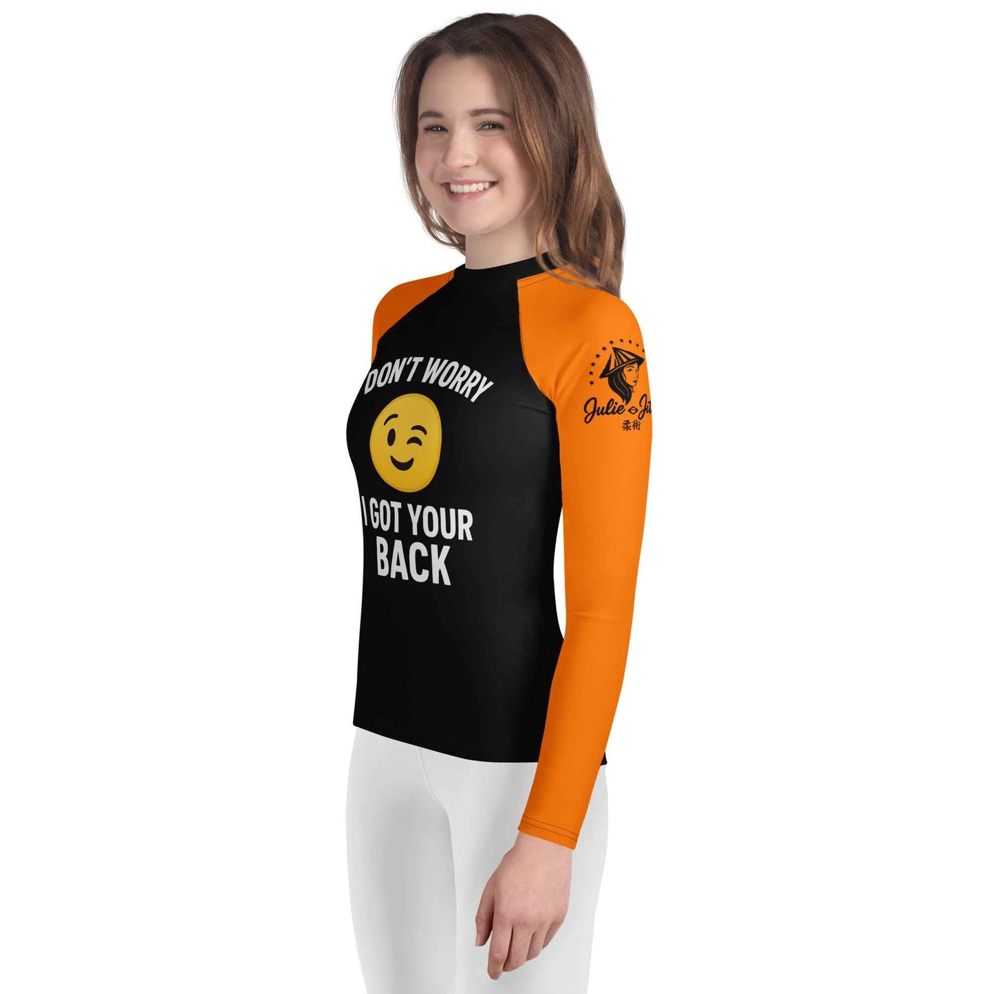 I Got Your Back - Ranked Orange Belt - Youth BJJ Rash Guard