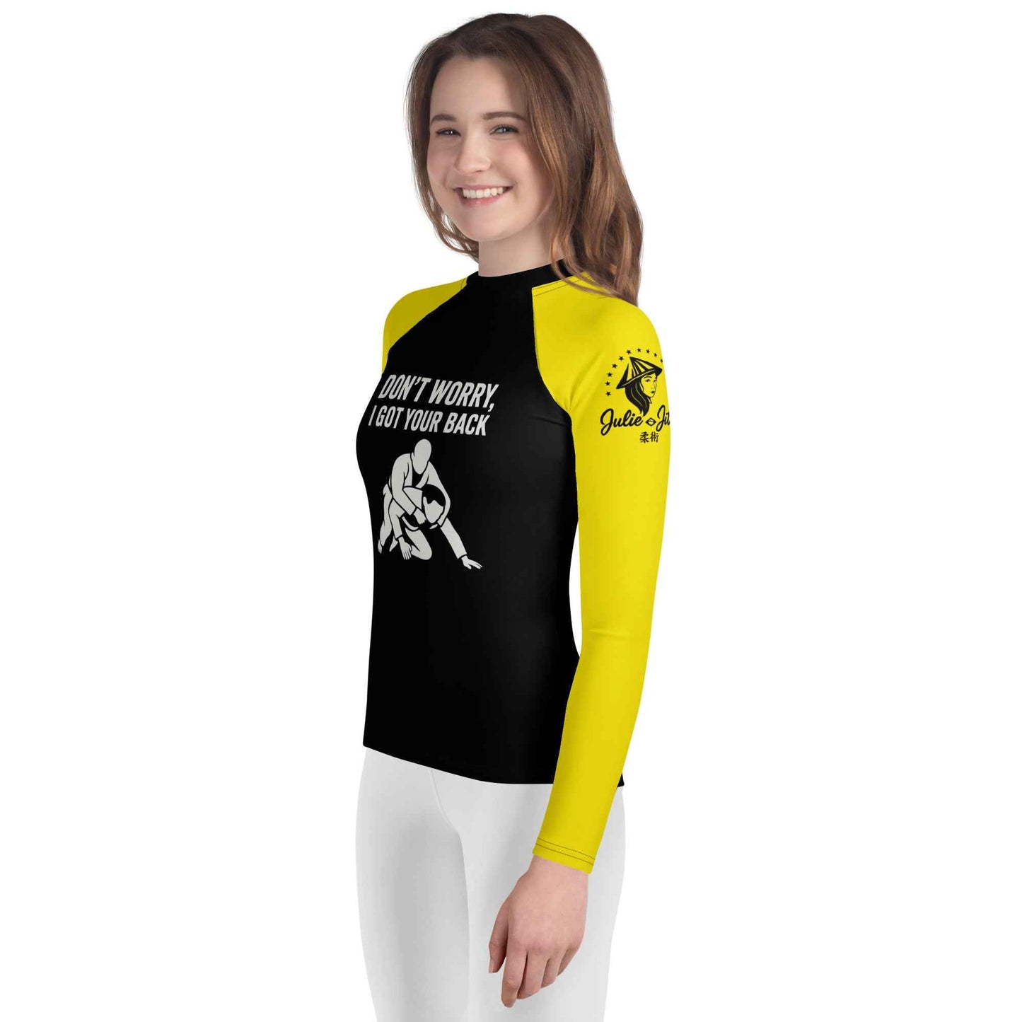 I Got Your Back V2 - Ranked Yellow Belt - Youth BJJ Rash Guard