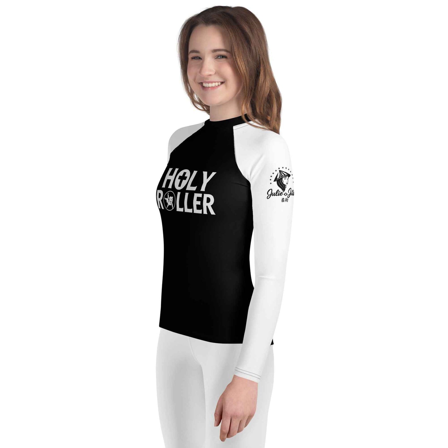 Holy Roller - Ranked White Belt - Youth BJJ Rash Guard