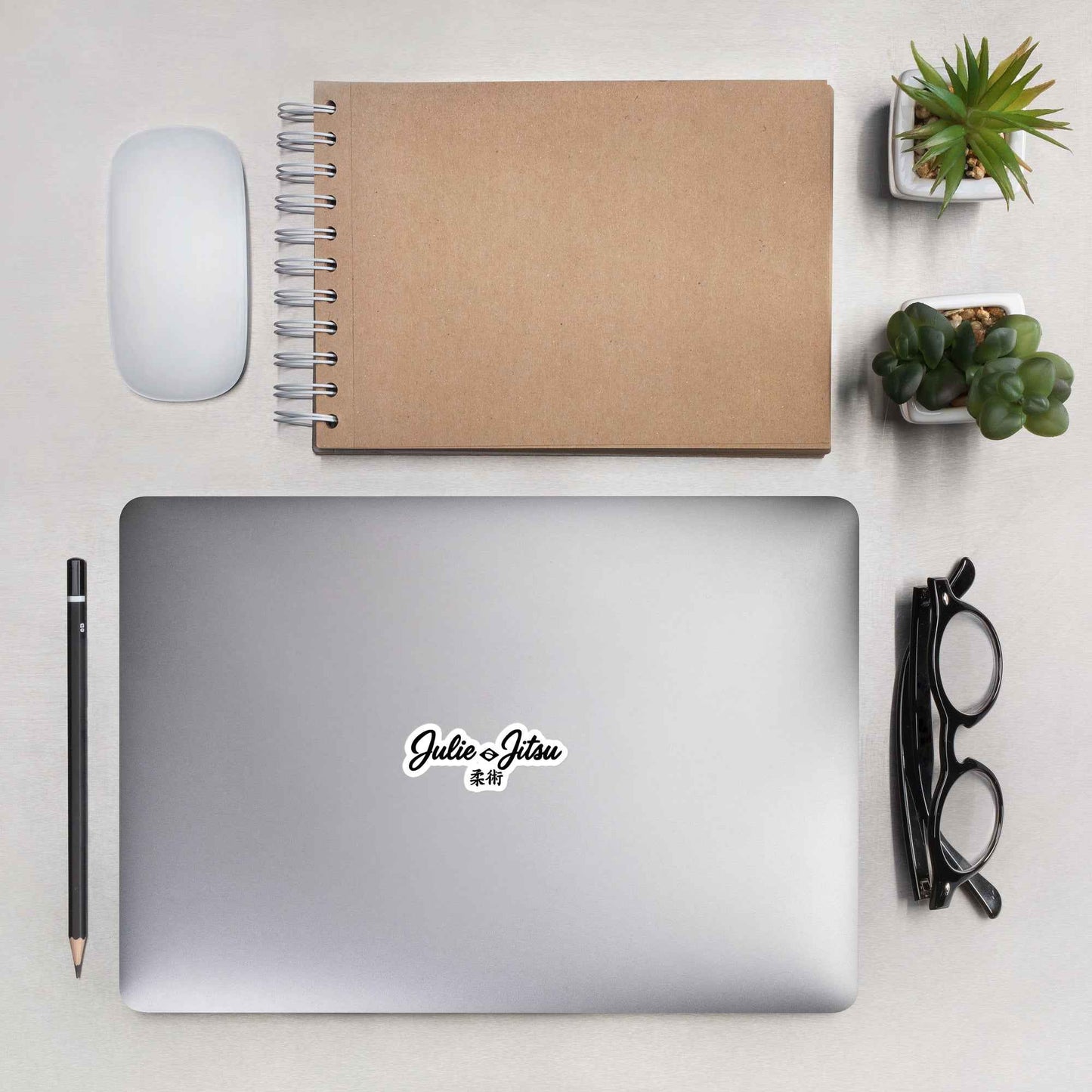 Julie-Jitsu Minimal Logo Sticker