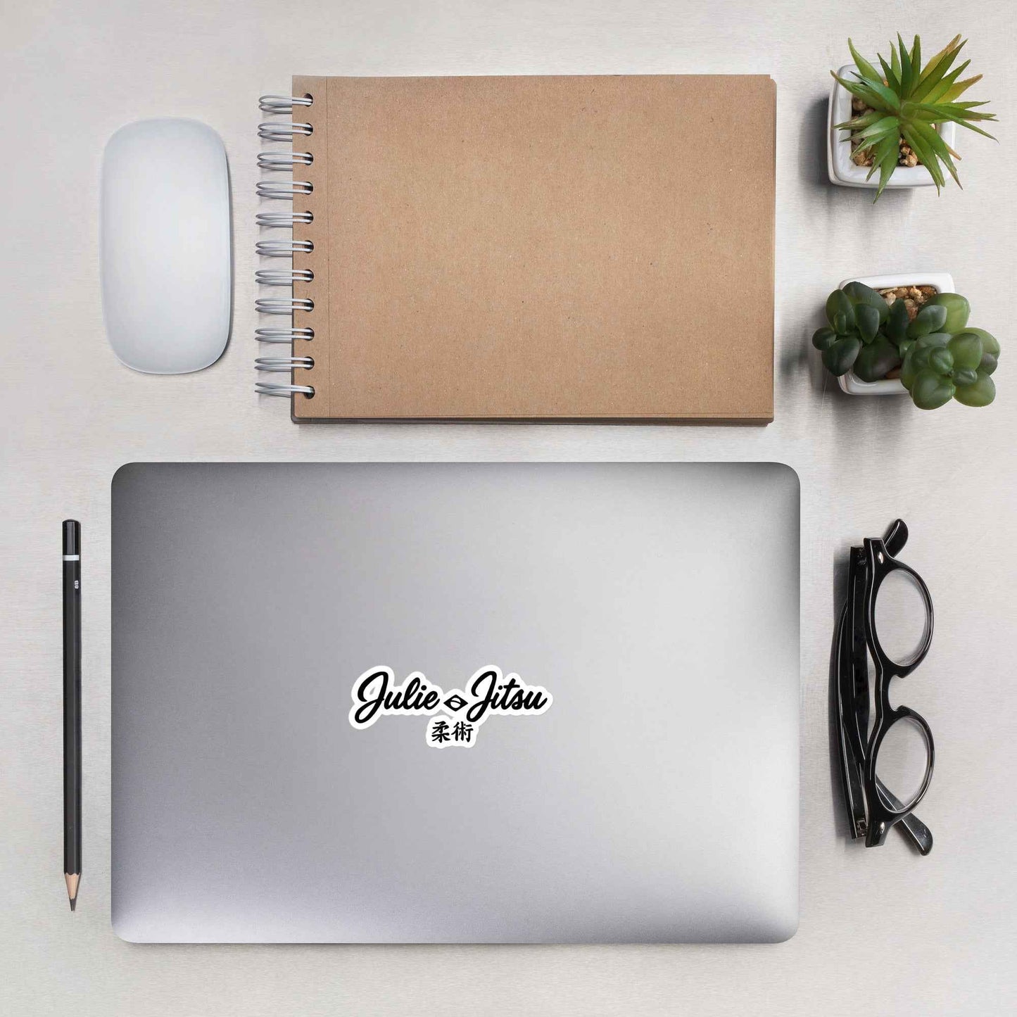 Julie-Jitsu Minimal Logo Sticker