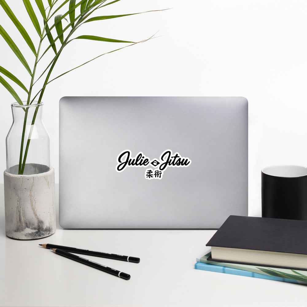 Julie-Jitsu Minimal Logo Sticker